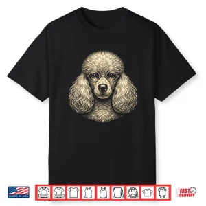Vintage Poodle Mom Dog Lover Funny Poodle Graphic Shirt
