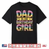 Dad Of The Birthday Girl Ice Cream Drip Daughter Father Bday Shirt