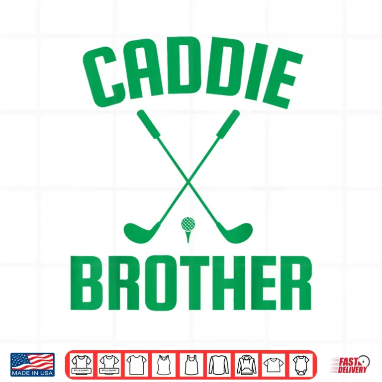 Design Caddie Brother Golf Club Golfing Golfer Cute Golf Player Boy Shirt