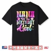 Nana Of The Birthday Girl Tee Tie Dye Party Family Shirt
