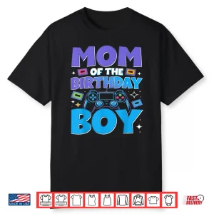 Matching Gaming Family Party Mom Of The Birthday Boy Shirt