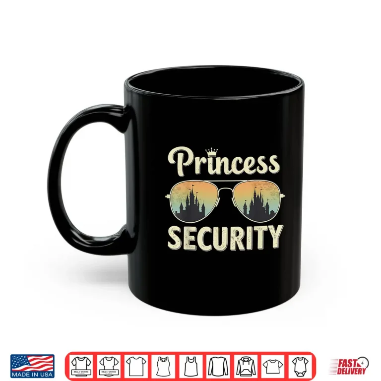 Mug Princess Security Squad Vacation Family Matching for Men Shirt