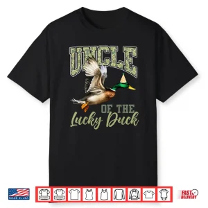 Uncle Of The Lucky Duck 1St Bday Hunting Shirt