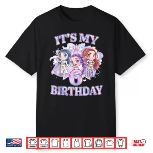 6 Years Old Birthday K Pop Kids 6Th Bday Girls K Pop Shirt