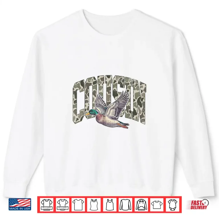 Sweatshirt Cousin Camo Duck Hunting Party Mallard Duck Camouflage Shirt