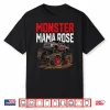 Monster Mama Rose Monster Truck Mothers Day Family Matching Shirt