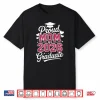 Proud Mom 2026 Graduate Class Graduation Burgundy Style Shirt