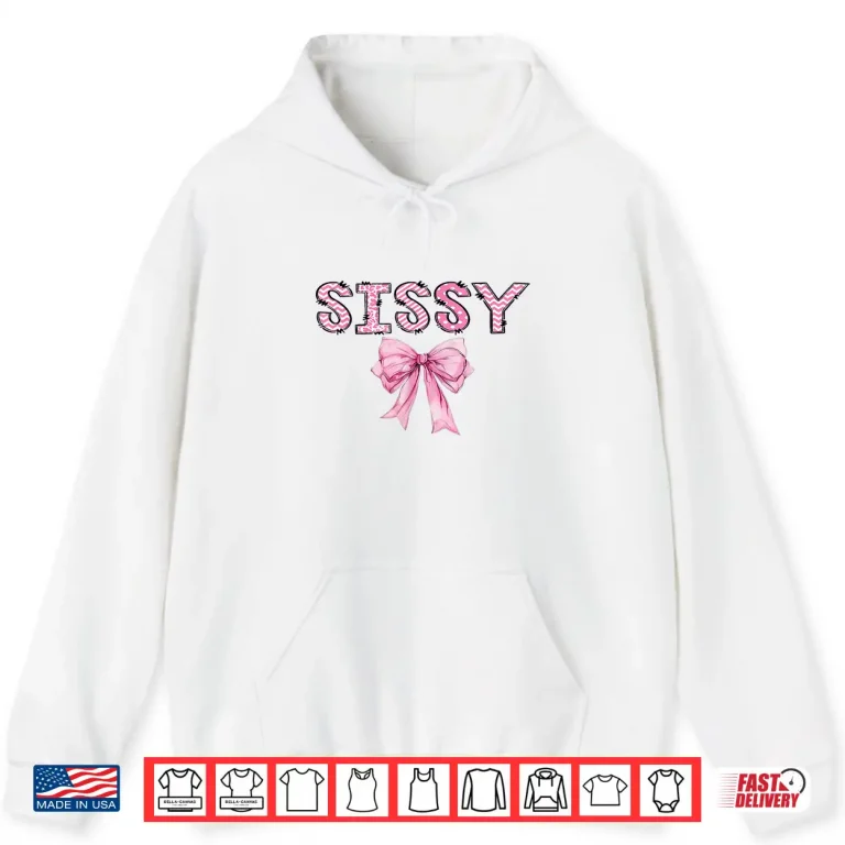 Hoodie Sissy Birthday Girl Matching Coquette Pink Bow Shirt