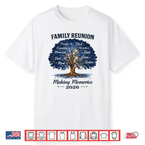 Family Reunion 2026 Making Memories Family Tree Matching Shirt