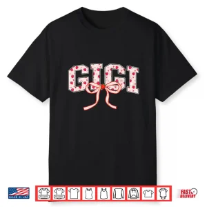 Gigi Strawberry Coquette Bow Matching Family Shirt