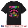 Mommy Of The Birthday Girl Princess Afro Melanin Unicorn Shirt