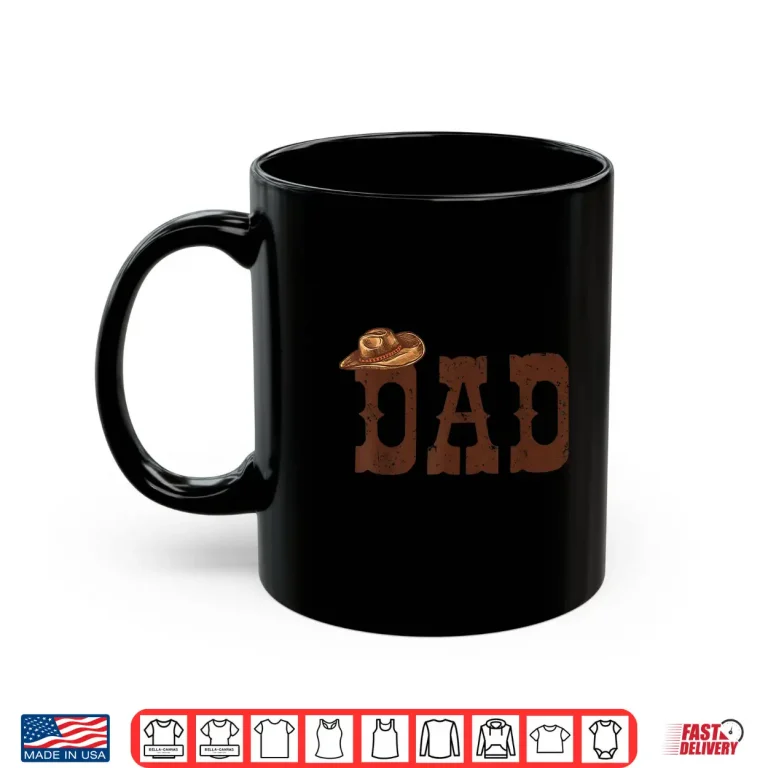 Mug Rodeo Dad Western Cowboy Cowgirl Family Group Birthday Shirt