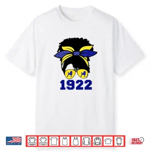 Black Women Afro Hair Rho Sigma 1922 Poodle Dog Lover Shirt