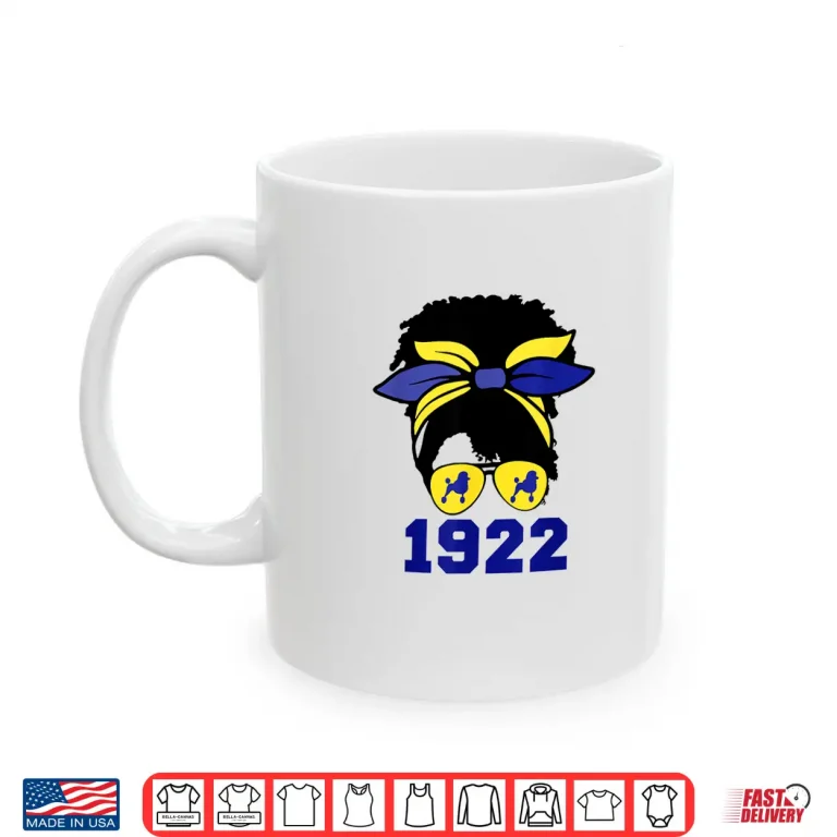 Black Women Afro Hair Rho Sigma 1922 Poodle Dog Lover Shirt 3 Mug Black Women Afro Hair Rho Sigma 1922 Poodle Dog Lover Shirt