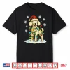 Christmas Lights Wrapped On Cute White Poodle Fun Dog Lover Shirt