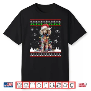 Poodle Christmas Ugly Sweater Funny Dog Xmas Shirt