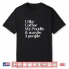 Poodle Funny Dog Owner Coffee Lover Gift Women Men Shirt