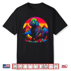 Pop Art Design Poodle Dog Hike Shirt