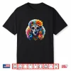 Womens Cinco De Mayo Poodle Dog Sugar Skull Flower Shirt