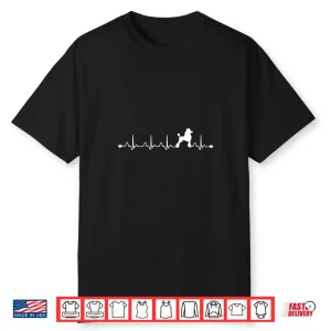 Womens Heartbeat Poodle Gifts Dog Lover Ekg Shirt Shirt