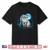 Ragdoll Cat Moonlit Rooftop Night Feline Spirit Shirt