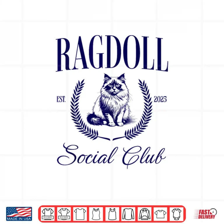 Design Ragdoll Cat Women Girl Shirt