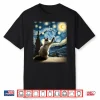 Van Gogh Starry Night Moon Artistic Pet Lover Ragdoll Cat Shirt