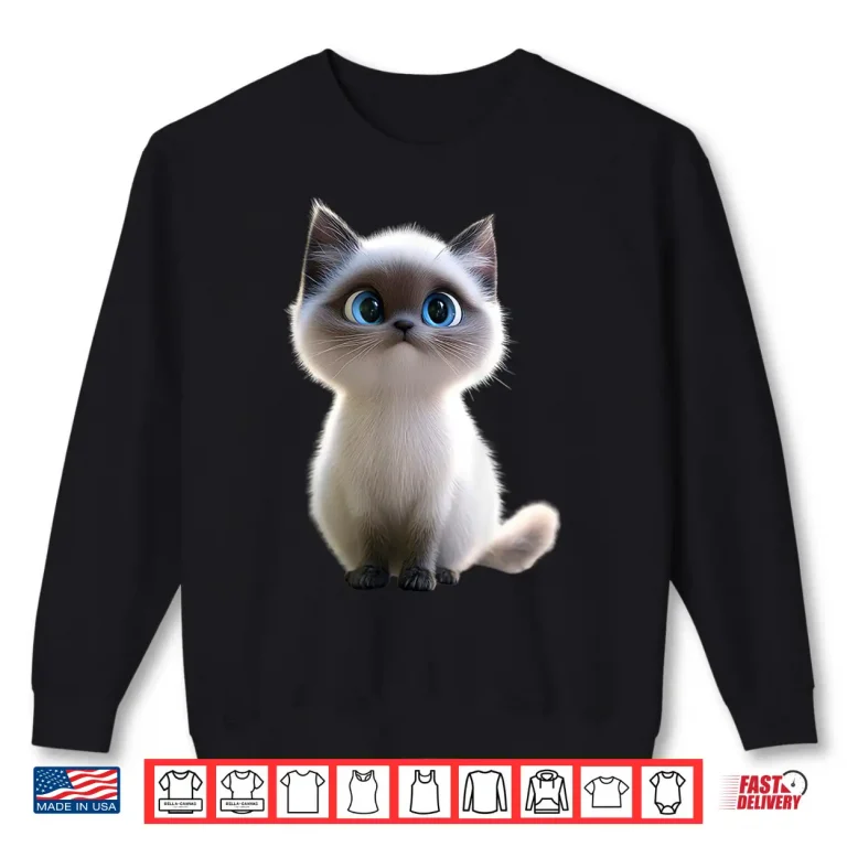 Sweatshirt Ragdoll Cat Cat Mom Kitten Meow Cute Ragdoll Cats Shirt