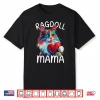 Ragdoll Cat Lovers Mom Heart Pop Art Womens Ragdoll Cat Mom Shirt