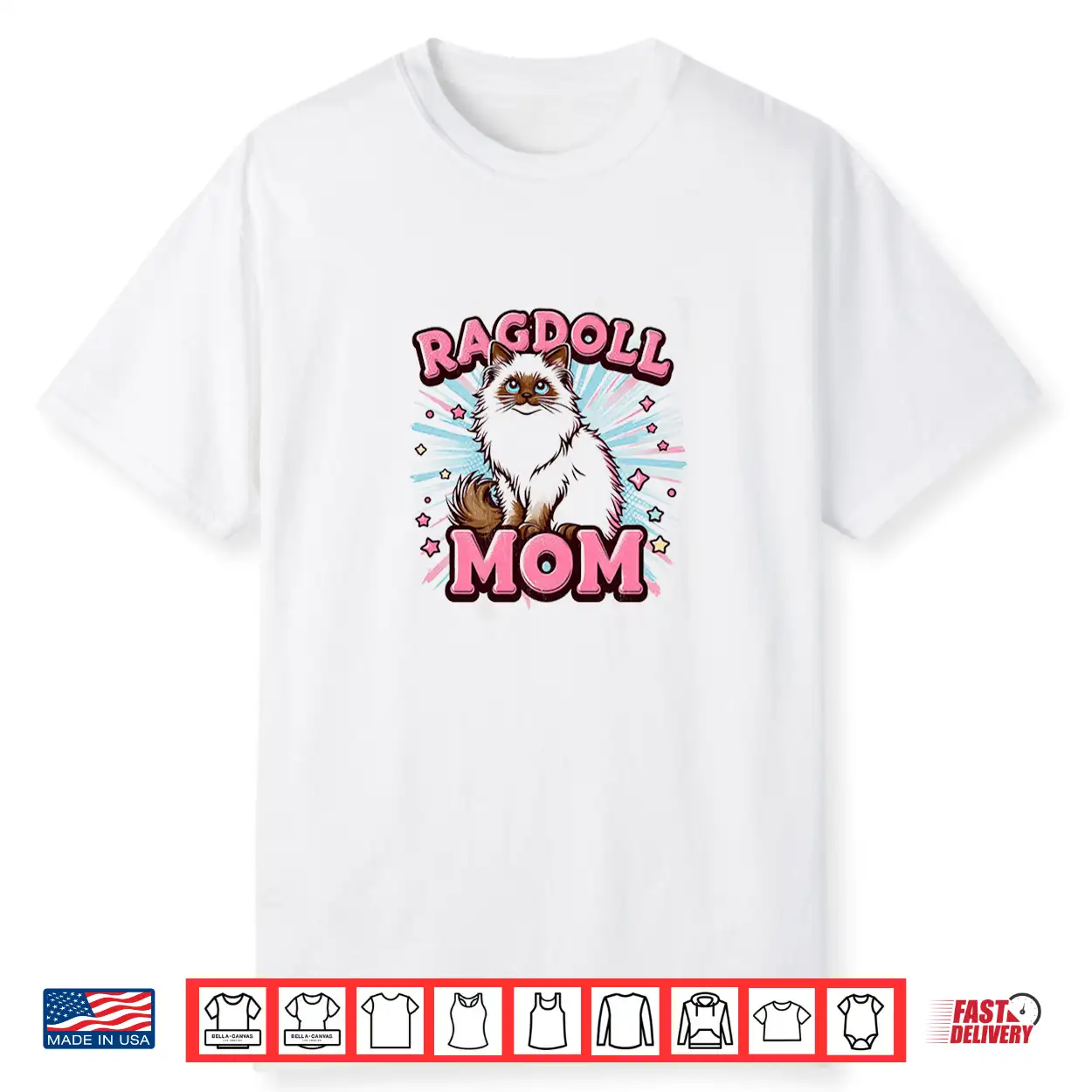 Ragdoll Cat Mom Funny Ragdoll Cat Pet For Women Shirt