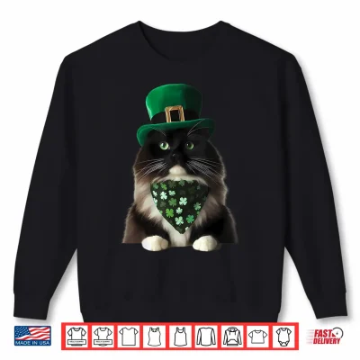 Sweatshirt Ragdoll Cat St Patricks Day Saint Paddys Owner Lover Cute Shirt