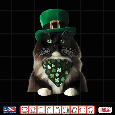 Design Ragdoll Cat St Patricks Day Saint Paddys Owner Lover Cute Shirt