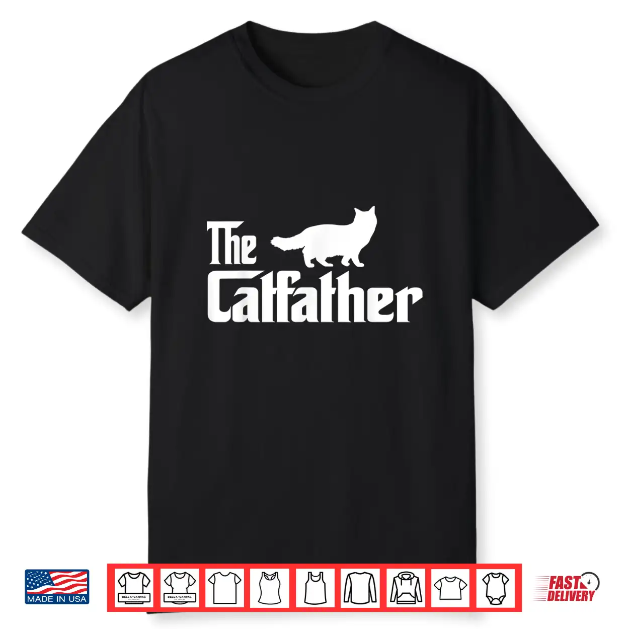 The Catfather Ragdoll Cat Lover Funny Father Cat Dad Gift Shirt