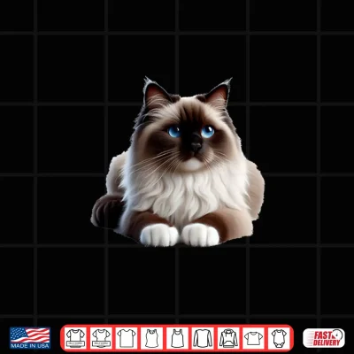 Design Cat Breed Series. Ragdoll. Shirt