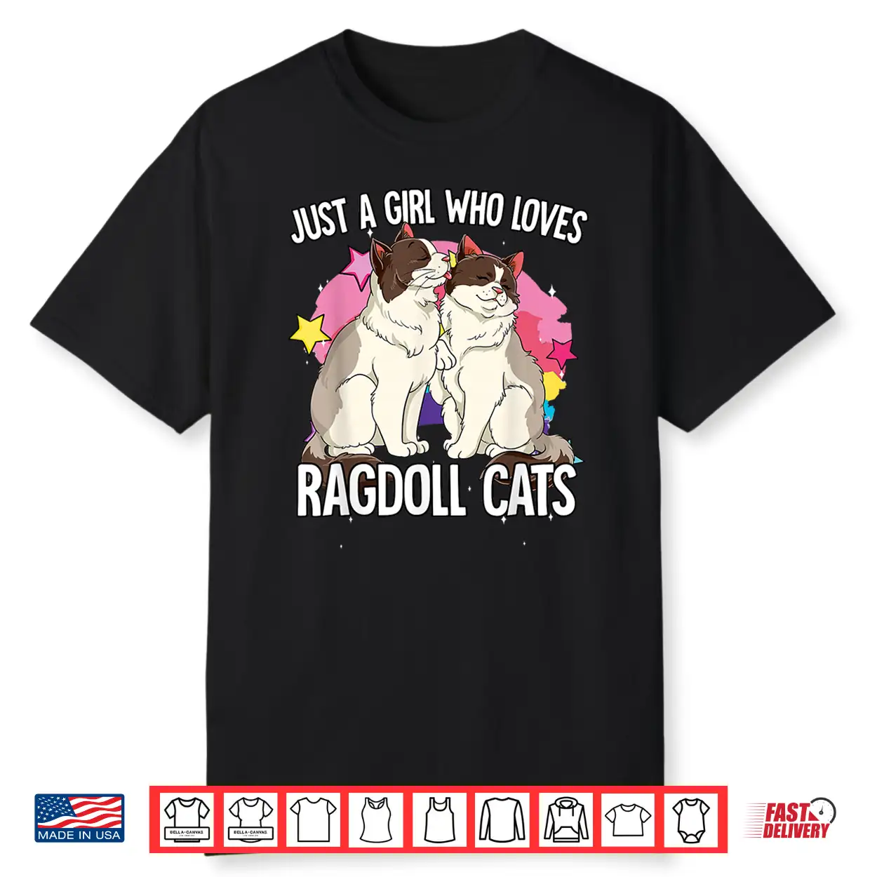 Just A Girl Who Loves Ragdoll Cats Shirt