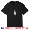 Pocket Peeking Cute Ragdoll Cat Drawing Art Design Shirt