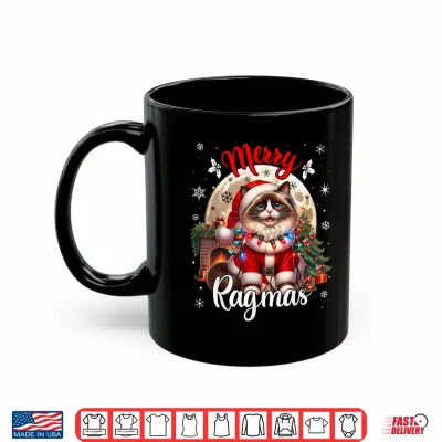 Mug Ragdoll Cat Christmas Costume Ragdoll Xmas Cat Shirt