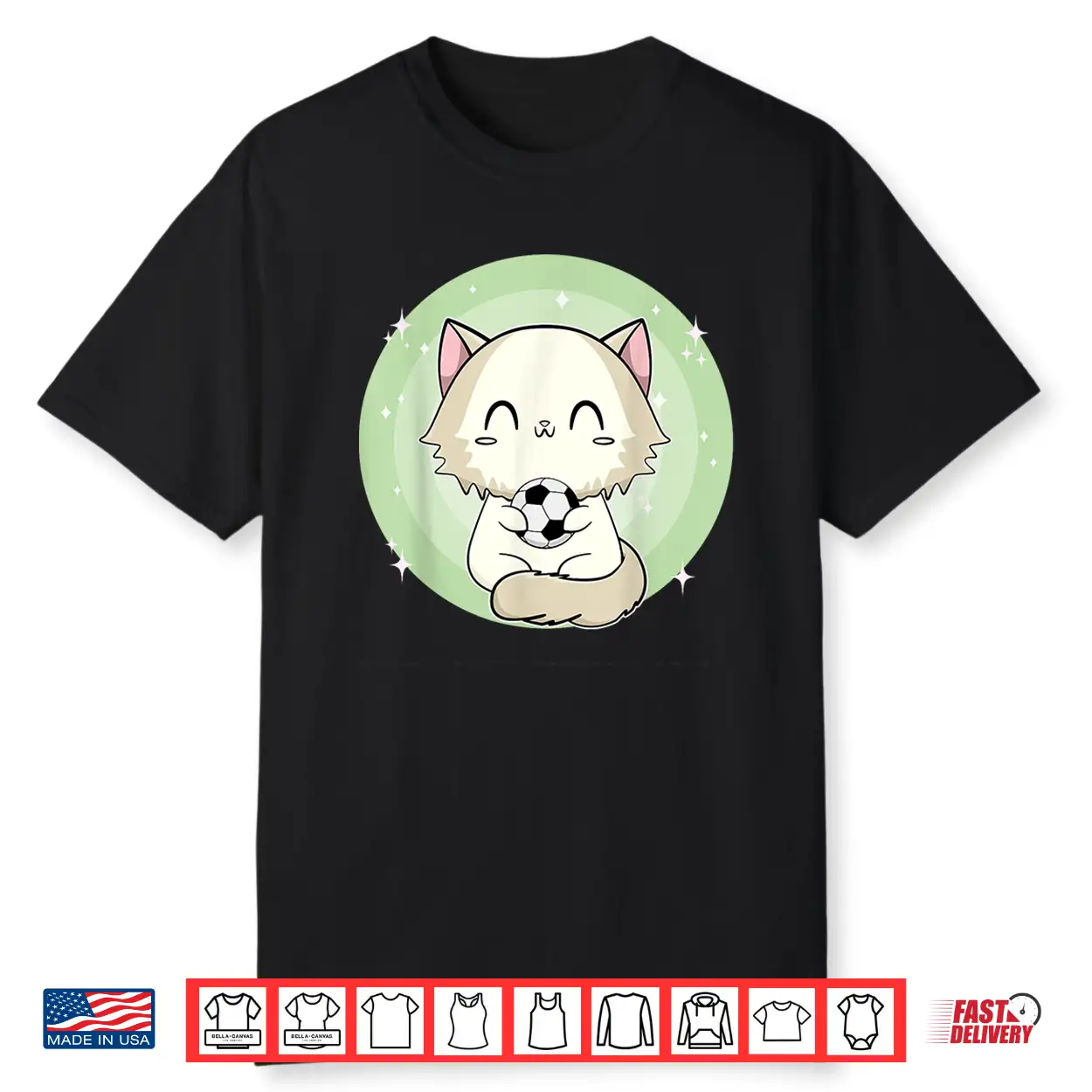 Ragdoll Cat With Soccer Shirt