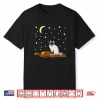 Ragdoll Cat With Moon And Stars Cute Nighttime Design Shirt