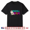 Ragdoll Mom Cat Lover Cute Paw Print Graphic Tee For Women Shirt