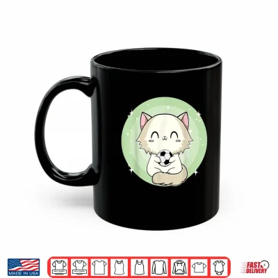 Mug Ragdoll Cat With Soccer Shirt