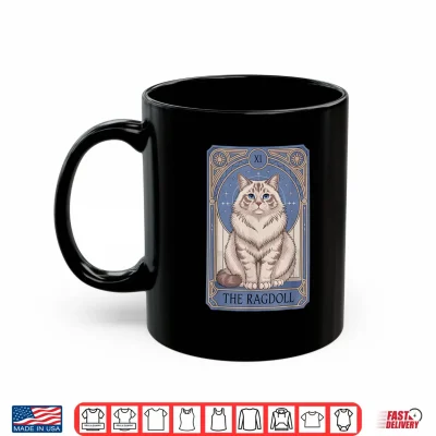 Mug Tarot Card Ragdoll Cat Mysterious Cat Shirt