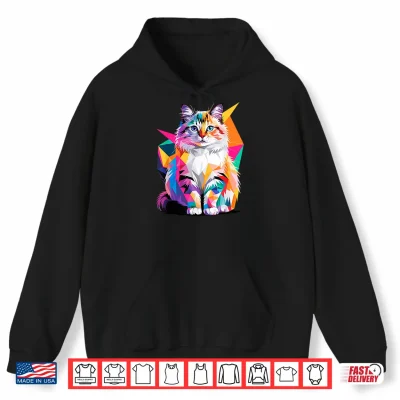 Hoodie Abstract Art Ragdoll Cat Ragdolls Puppy Cats Shirt