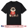 Cute Ragdoll Cat Heart Paw For A Cat Owner Shirt
