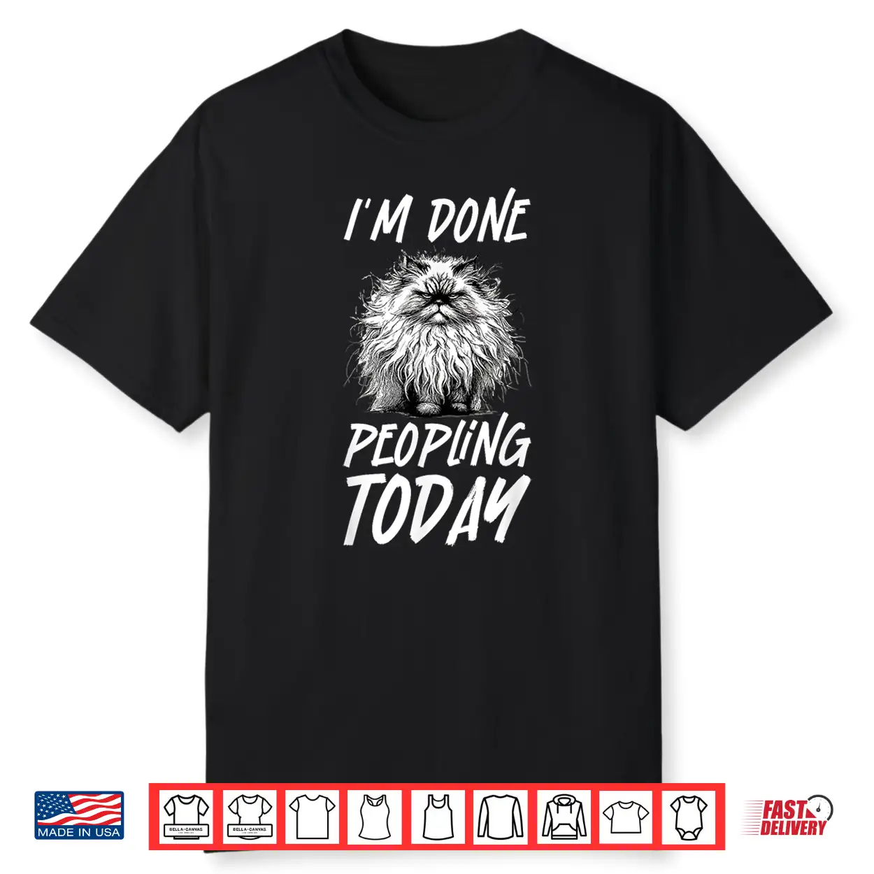Funny Ragdoll Cat I’M Done Peopling Today For Ragdoll Owners Shirt