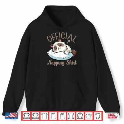 Hoodie Official Sleepshirt Ragdoll Cat Funny Lazy Sleepyheads Nap Shirt