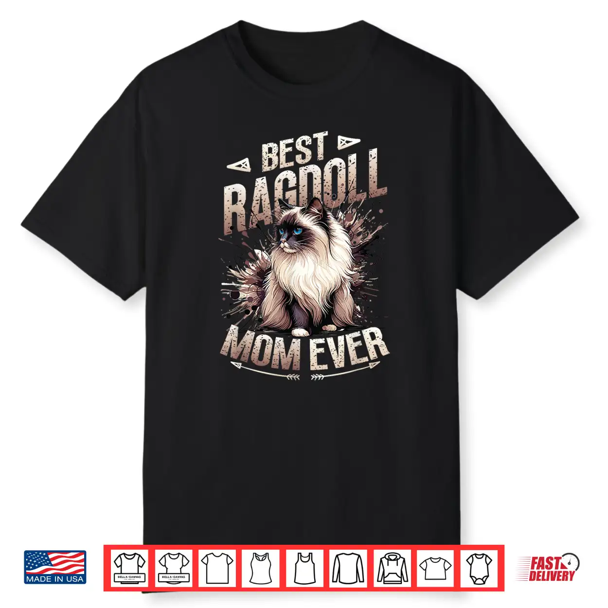 Ragdoll Cat Mom Kitten Themed Cat Lover Meow Ragdoll Shirt