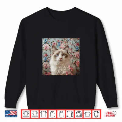 Sweatshirt Ragdoll cat Cottagecore Shirt