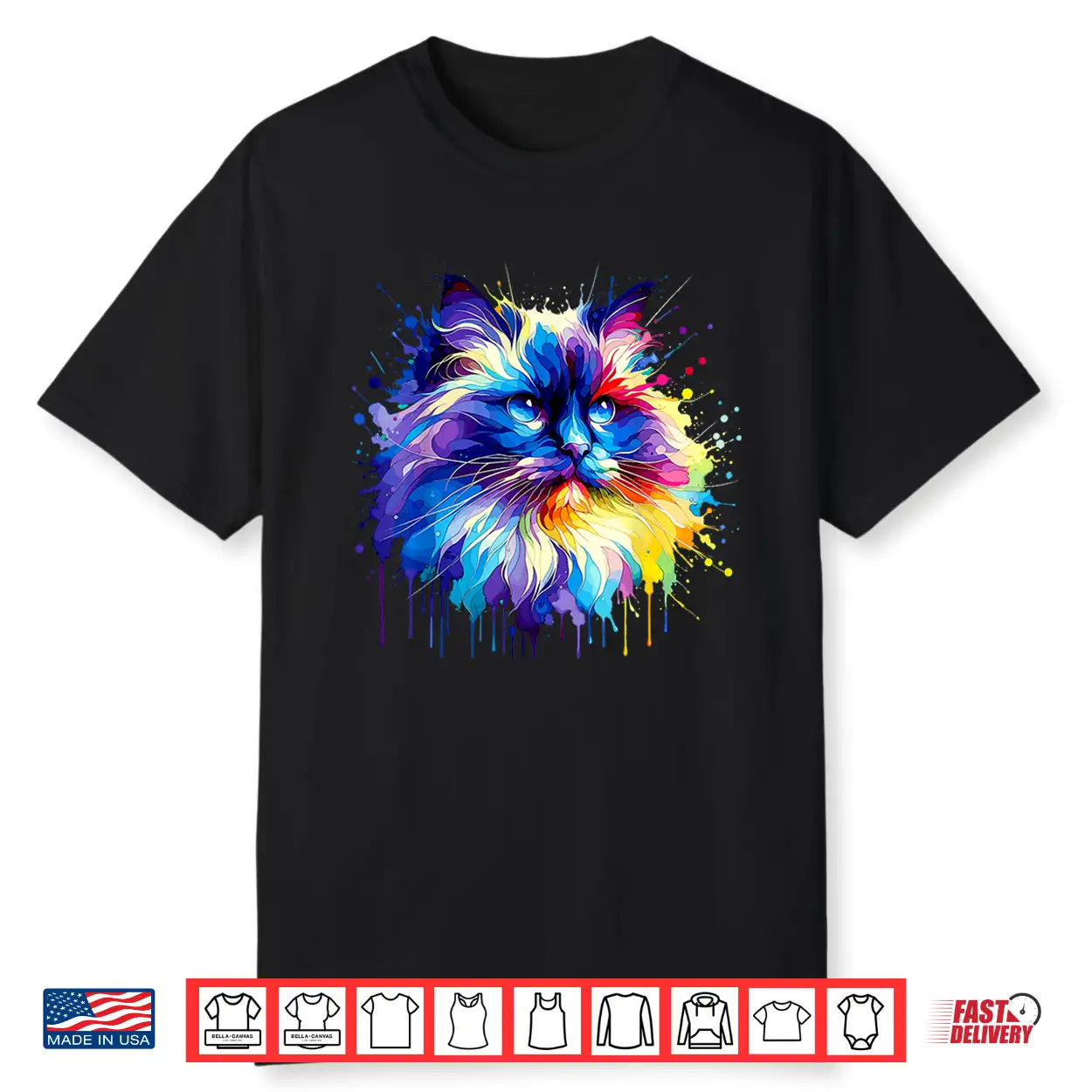 Splash Art Ragdoll Cat Ragdolls Puppy Cats Shirt