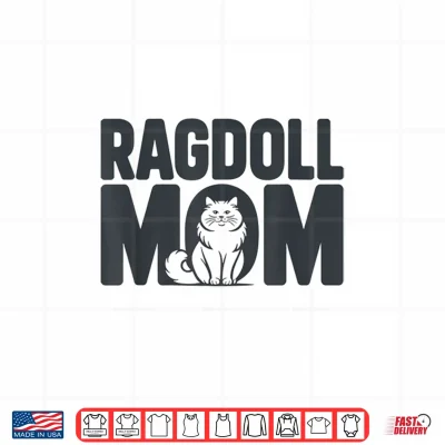 Design Trendy Ragdoll Cat Mom Design for Kitten Lovers Shirt